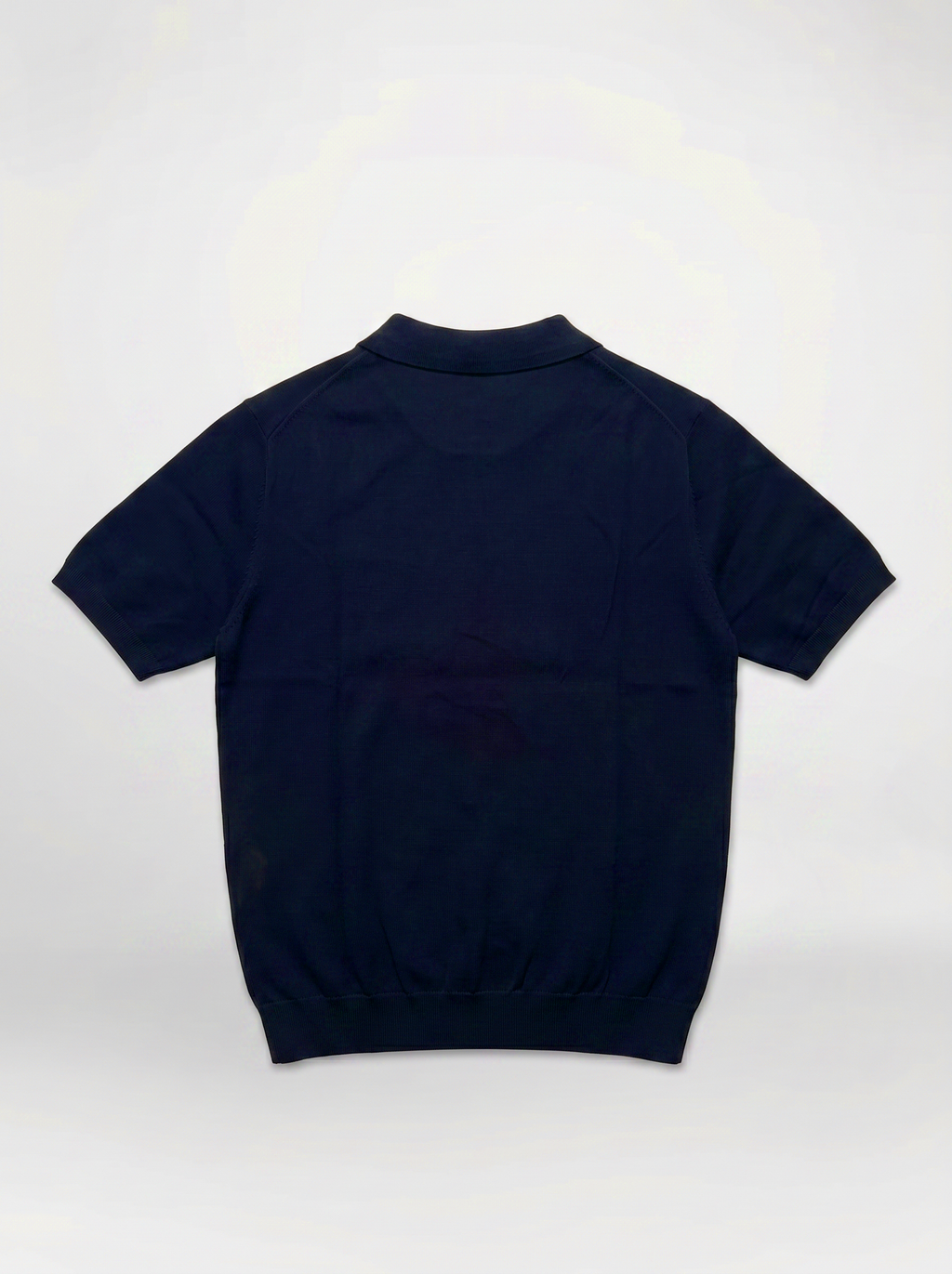 深藍色拉鍊Polo