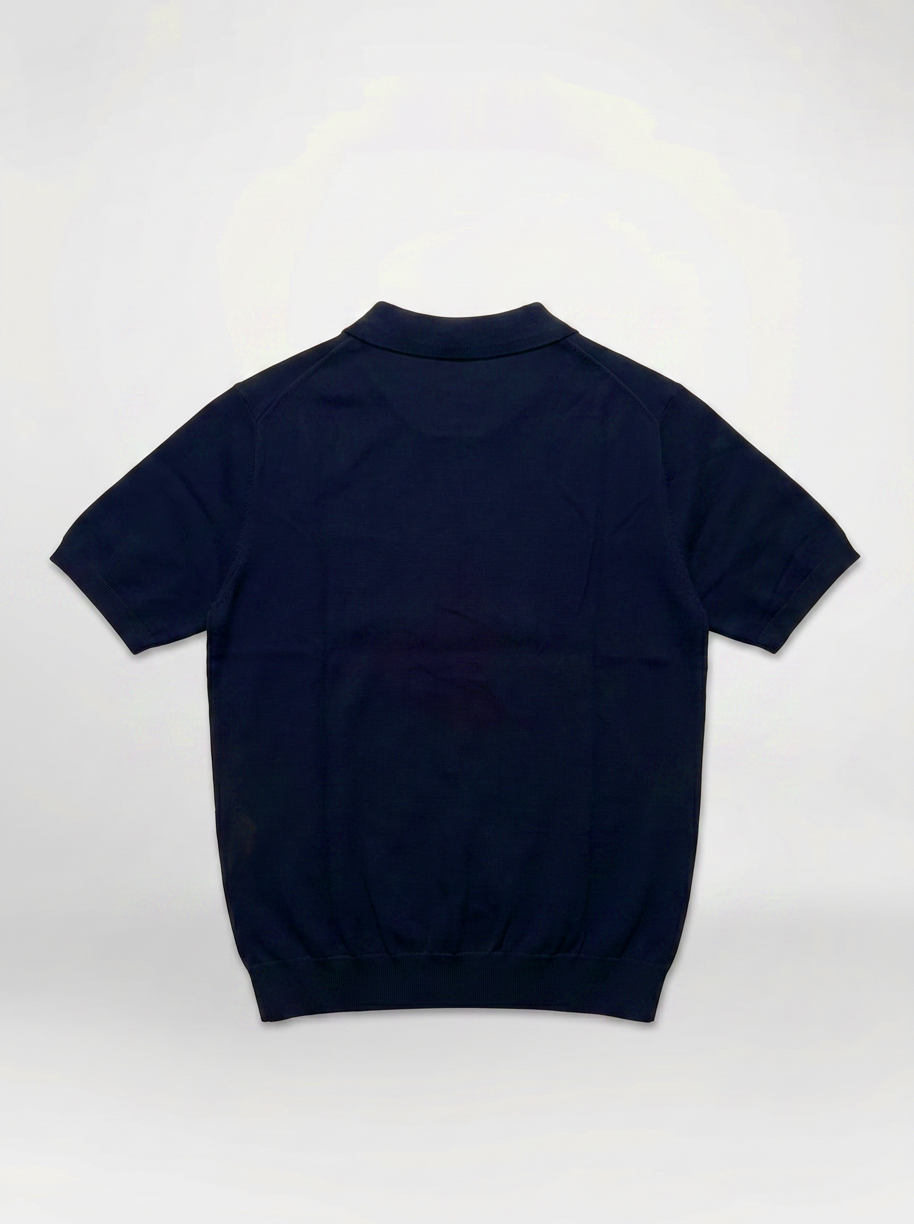 深藍色拉鍊Polo